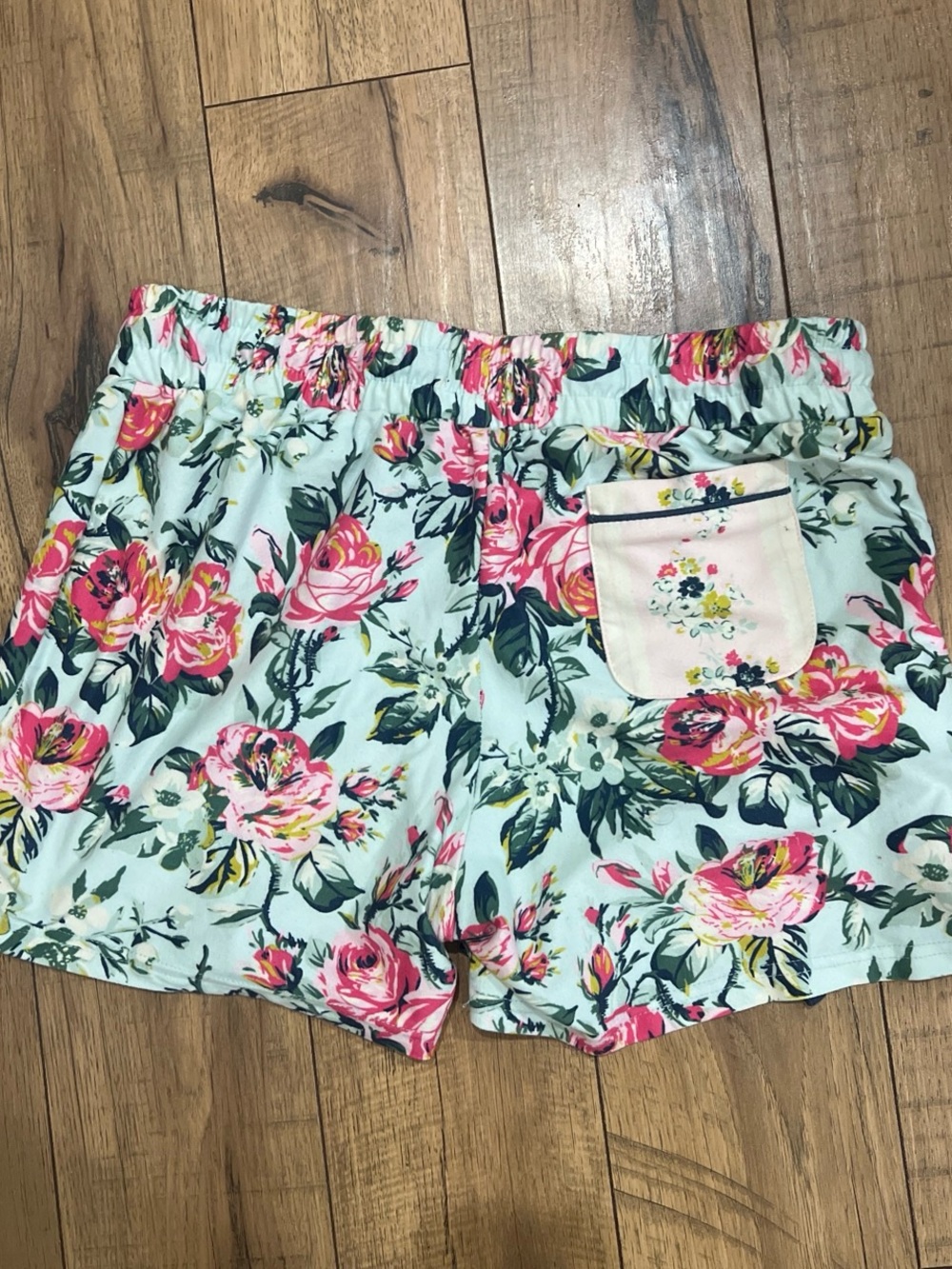 SweetHoney Mint Floral Pajana Sleep Shorts